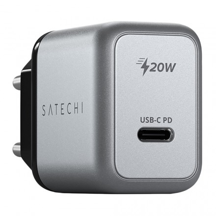 Зарядное устройство Satechi Wall Charger (USB-C PD), серый космос