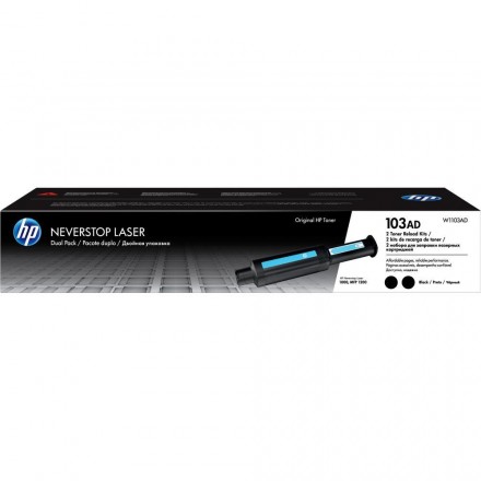 Заправочное устройство с тонером HP 2Pack Blk Toner Reload Kit 103AD Black