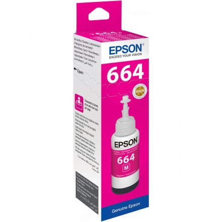 Картридж Epson C13T66434A пурпурный