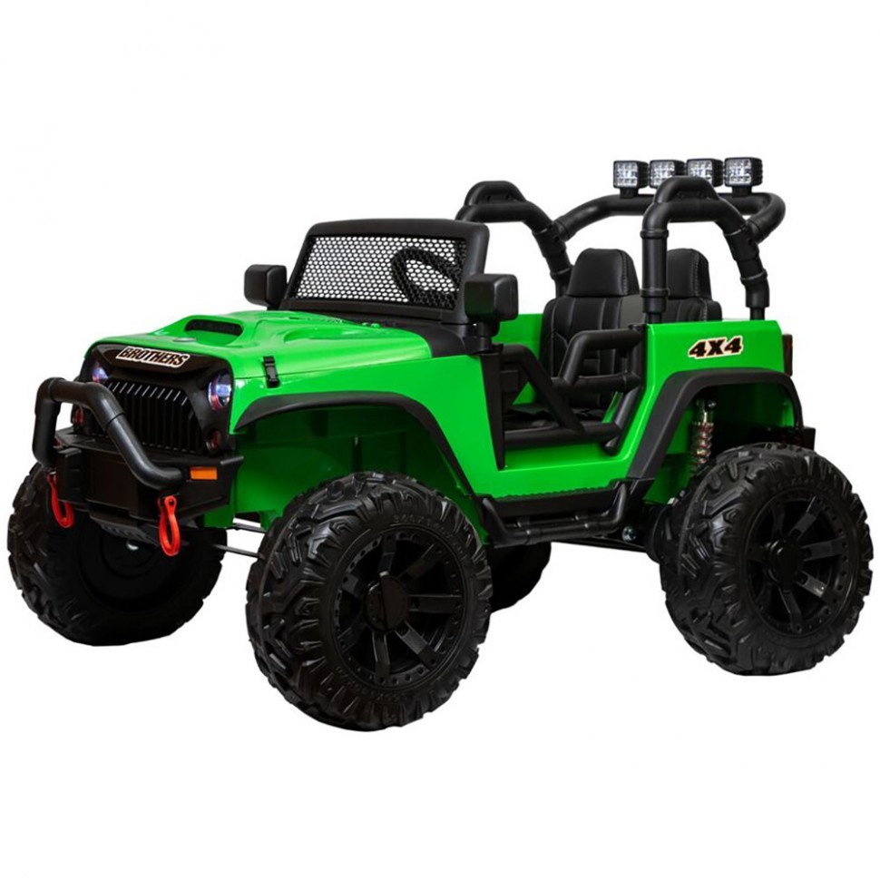 Детский электромобиль Toyland Jeep 24V JC666 зелёный Детский электромобиль Toyland Jeep 24V JC666 зелёный