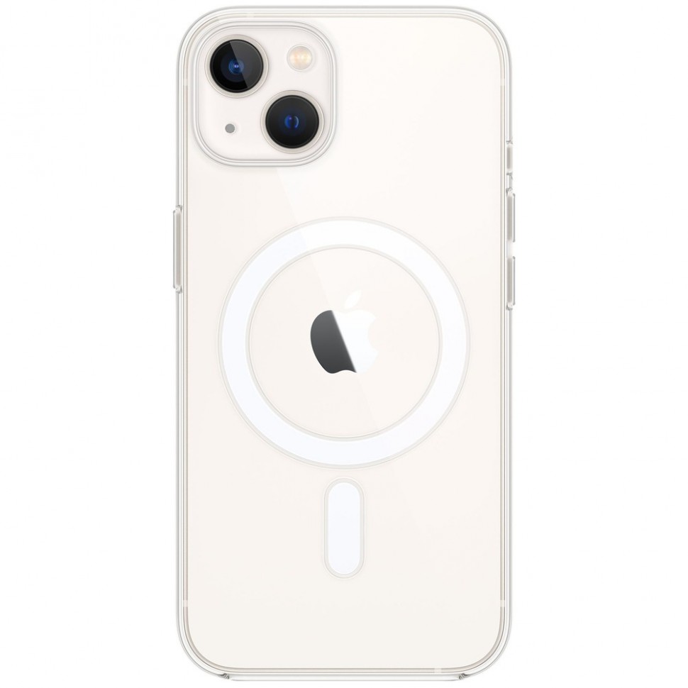 Чехол для смартфона Apple iPhone 13 Clear Case MagSafe, прозрачный Чехол для смартфона Apple iPhone 13 Clear Case MagSafe, прозрачный