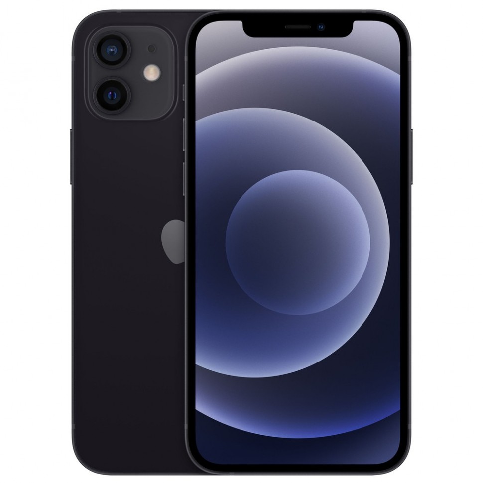 Смартфон Apple iPhone 12 64 ГБ чёрный Смартфон Apple iPhone 12 64 ГБ чёрный