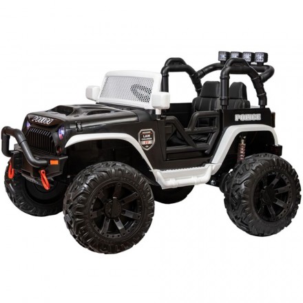 Детский электромобиль Toyland Jeep 24V JC666 Police чёрный