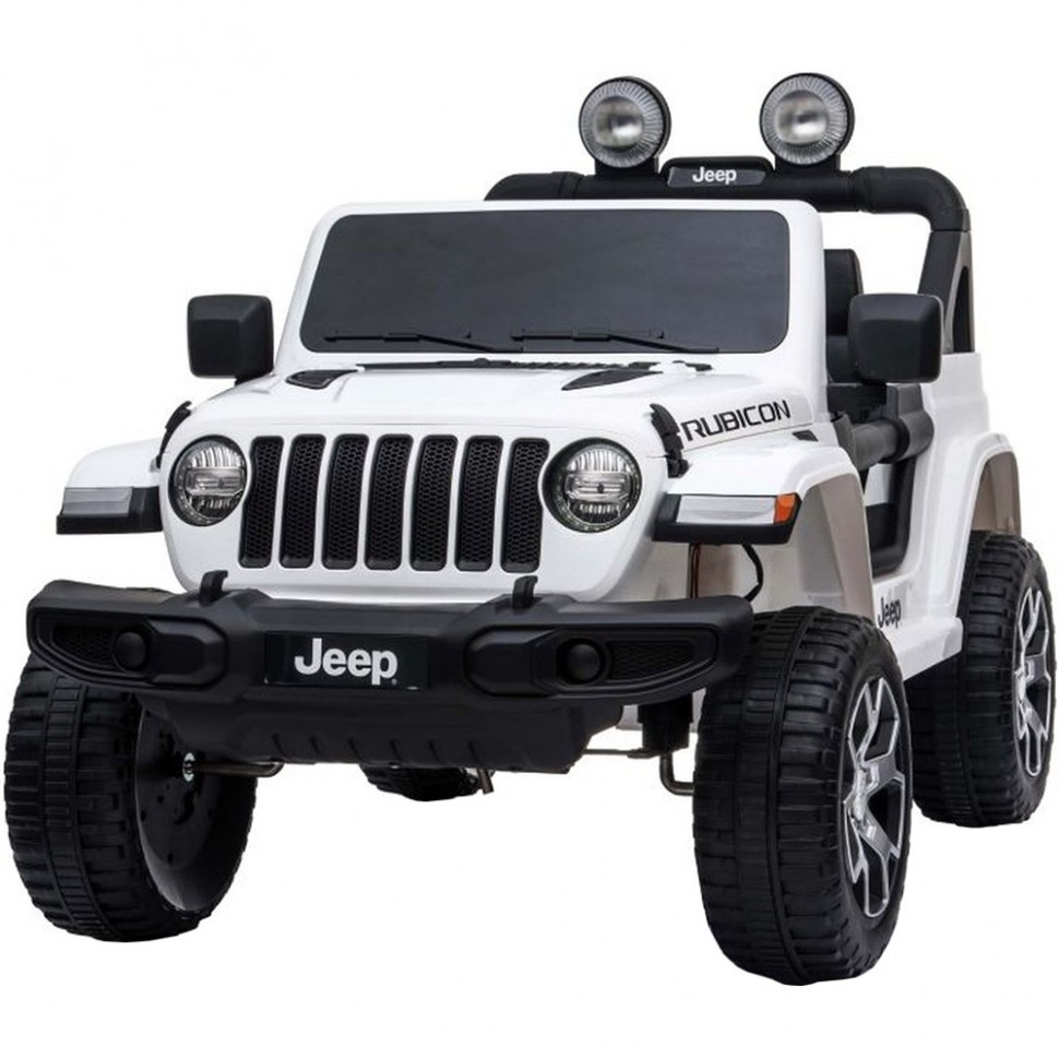 Детский электромобиль Toyland Jeep Rubicon DK-JWR555 белый Детский электромобиль Toyland Jeep Rubicon DK-JWR555 белый
