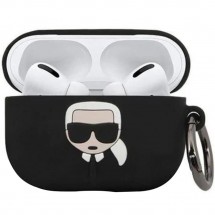 Чехол для наушников Karl Lagerfeld KLACAPSILGLBK чёрный