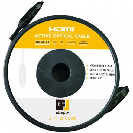 Кабель Digis DSM-CH10-AOC (HDMI - HDMI, 10 м)