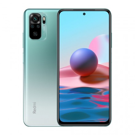 Смартфон Xiaomi Redmi Note 10 64 ГБ лазурное озеро