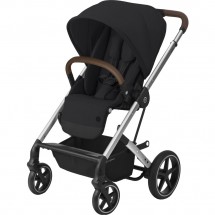 Детская коляска Cybex Balios S Lux BLK Deep Black с дождевиком
