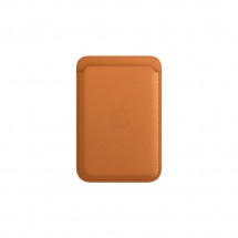 Чехол для смартфона Apple iPhone кожаный бумажник MagSafe, золотистая охра