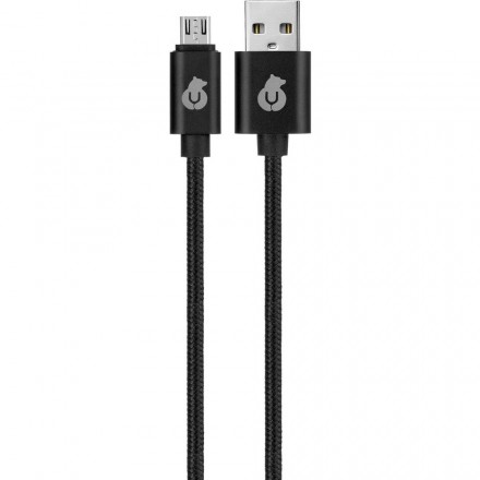 Кабель uBear DC03BL01-AM Cord microUSB, черный