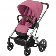 Детская коляска Cybex Balios S Lux SLV Magnolia Pink с дождевиком