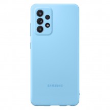 Чехол для смартфона Samsung Silicone Cover для Galaxy A52, синий