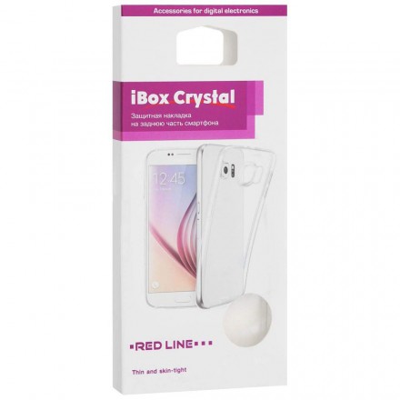 Чехол для смартфона Red Line iBox Crystal для Samsung Galaxy A10, прозрачный