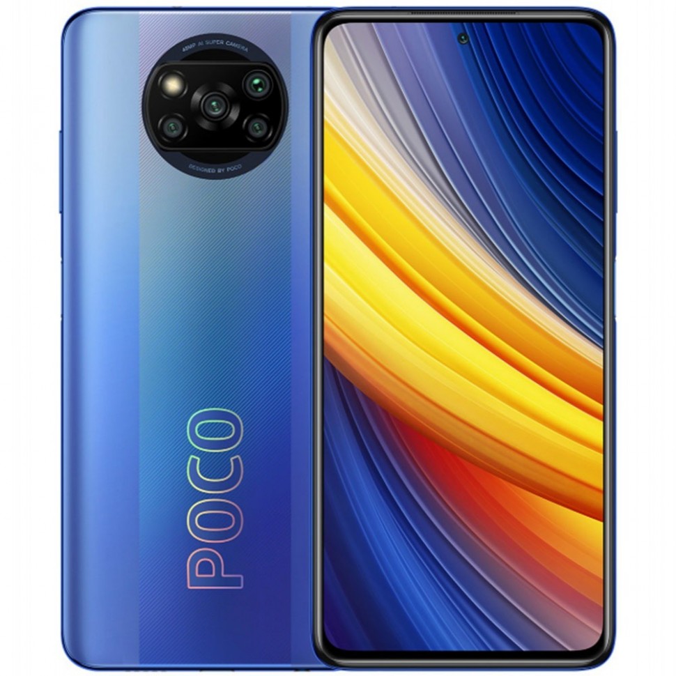 Смартфон POCO X3 Pro 256 ГБ синий Смартфон POCO X3 Pro 256 ГБ синий