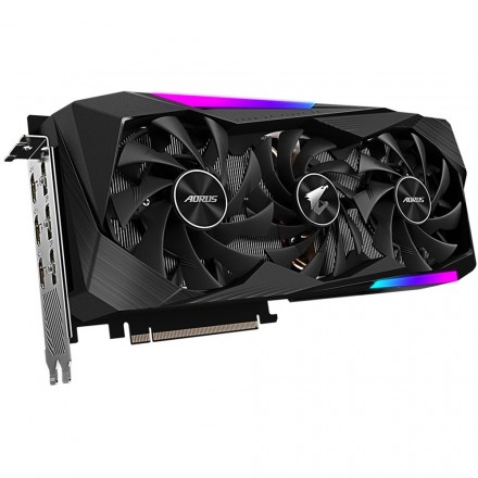 Видеокарта Gigabyte nVidia GeForce RTX 3070 8Gb AORUS MASTER LHR RTL GV-N3070AORUS M-8GD 2.0