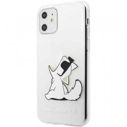 Чехол для смартфона Karl Lagerfeld Choupette Fun для iPhone 11, прозрачный