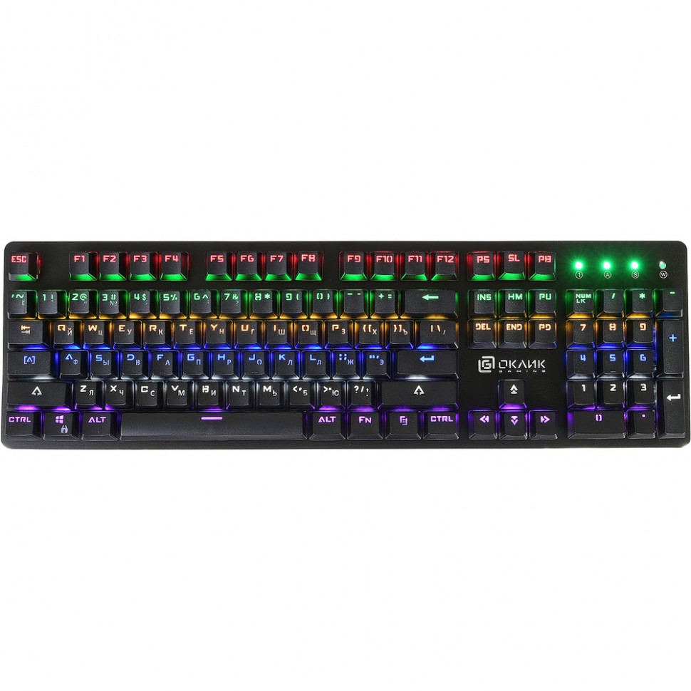 Клавиатура Oklick 990G RAGE черный Клавиатура Oklick 990G RAGE черный