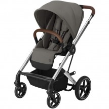 Детская коляска Cybex Balios S Lux SLV Soho Grey с дождевиком