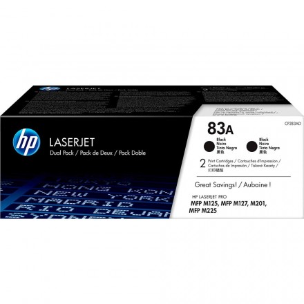 Картридж HP 83A CF283AF Black Dual Pack