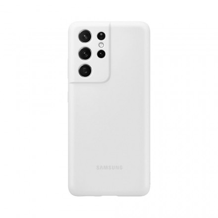 Чехол для смартфона Samsung Silicone Cover для Galaxy S21 Ultra, серый