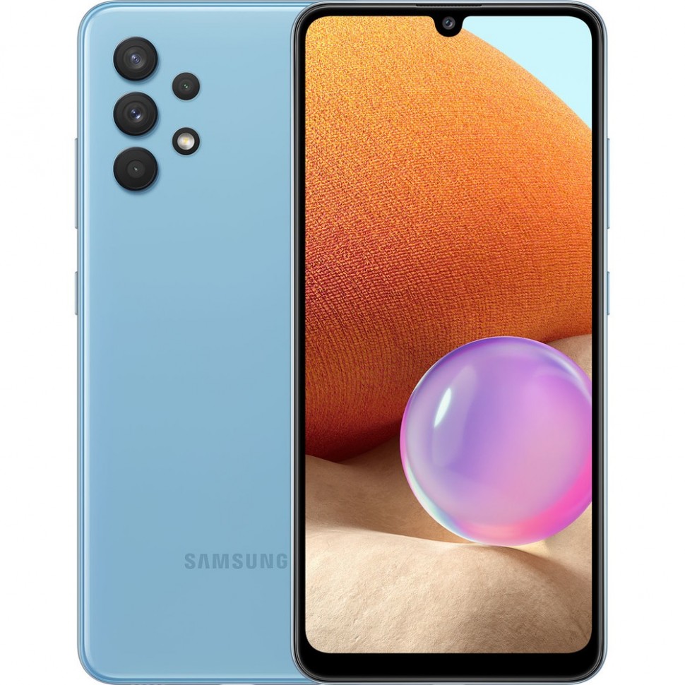 Смартфон Samsung Galaxy A32 128 ГБ голубой Смартфон Samsung Galaxy A32 128 ГБ голубой